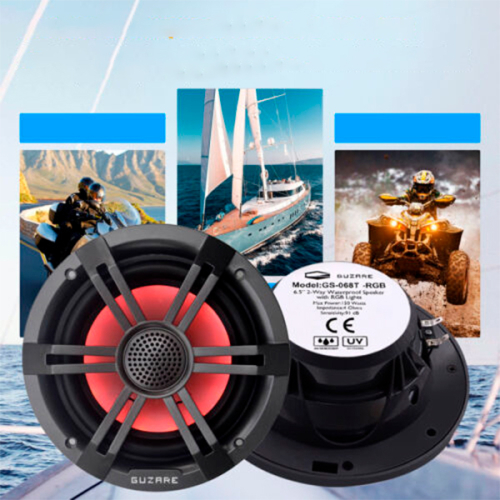 Динамики | водонепроницаемые | GS-068T-RGB | с подсветкой